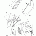 YZ125 YZ125E2 БОКОВАЯ КРЫШКА
