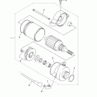 FJR1300A FJR13ADG/FJR13ADCG ПУСКОВОЙ ЭЛЕКТРОДВИГАТЕЛЬ