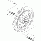 FZ1 FZS10D/FZS10DC Переднее колесо