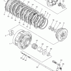 FZ6R FZ6RDW/FZ6RDCW Сцепление