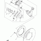 SUPER TENERE XTZ12DW/XTZ12DG/XTZ12DCG/XTZ12DCW Задний тормозной суппорт
