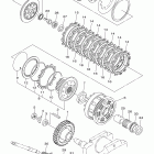 V STAR 1300 TOURER XVS13CTDR/XVS13CTDCR Сцепление