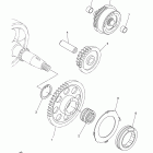 WR250R WR25RDC/WR25RD Муфта стартера