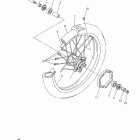 WR250R WR25RDC/WR25RD Переднее колесо