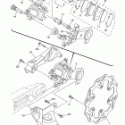 WR450F WR450FD Задний тормозной суппорт