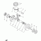 YZ250 YZ250D2 Коленчатый вал и Поршень