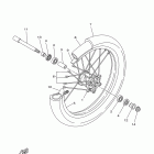 YZ250 YZ250D2 Переднее колесо