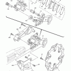 YZ250F YZ250FDW/YZ250FDL Задний тормозной суппорт