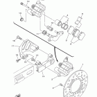 YZ85 YZ85D Задний тормозной суппорт
