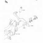 KLX140L (KLX140-BEF) Педаль тормоза