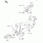 KLX140L (KLX140-BEF) Подножки