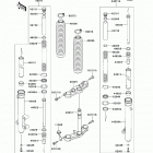 KLX140L (KLX140-BEF) Передняя вилка
