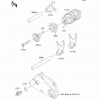 KLX250S (KLX250-TEF) Шестерни   /  вилки переключения
