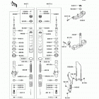 KX100 (KX100-FEF) Передняя вилка