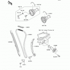 KX250F (KX250-ZEF) Распредвал(ы)  /  натяжитель