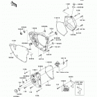 KX250F (KX250-ZEF) Крышки двигателя