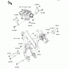 KX250F (KX250-ZEF) Крепление двигателя