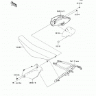 KX250F (KX250-ZEF) Боковые обтекатели