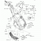 KX250F (KX250-ZEF) Рама ,крепежные детали