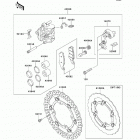 KX250F (KX250-ZEF) Передний тормоз