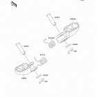 KX65 (KX65-AEF) Подножки
