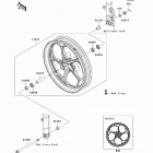 Ninja 300 ABS SE (EX300-BESA) Front wheel(besa)
