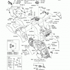 Ninja ZX-14R (ZX1400-EEFA) ТОПЛИВНЫЙ БАК