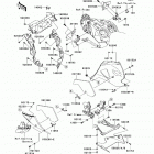 Ninja ZX-14R (ZX1400-EEFA) Обтекатель нижний