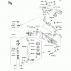Ninja ZX-14R (ZX1400-EEFA) Задний тормозной цилиндр