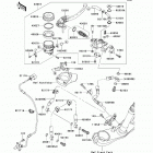 Ninja ZX-14R (ZX1400-EEFA) Главный тормозной цилиндр,передний