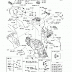 Ninja ZX-14R ABS (ZX1400-FEFA) ТОПЛИВНЫЙ БАК