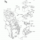 Ninja ZX-14R ABS (ZX1400-FEFA) Короб для АКБ