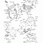Ninja ZX-14R ABS (ZX1400-FEFA) Обтекатель нижний