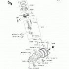 Ninja ZX-14R ABS (ZX1400-FEFA) Crankshaft  /  piston(s)