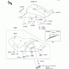Ninja ZX-14R ABS (ZX1400-FEFA) Сидение