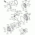Ninja ZX-14R ABS (ZX1400-FEFA) Крышки двигателя
