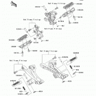 Ninja ZX-14R ABS (ZX1400-FEFA) Подножки
