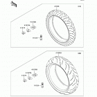Ninja ZX-14R ABS (ZX1400-FEFA) Покрышки