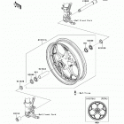 Ninja ZX-14R ABS (ZX1400-FEFA) Переднее колесо