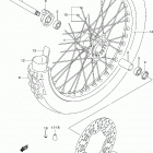 DR-Z400S Front wheel (dr-z400sl3 e28)