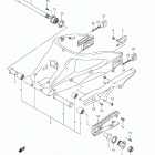 GSX-R1000 Rear swinging arm (gsx-r1000l3 e03)