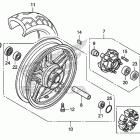 CB1100SA Заднее колесо