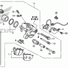 CB500F Задний тормозной суппорт