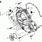 CB500F Крышка картера правая