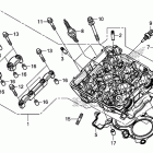 CB500F ГОЛОВКА ЦИЛИНДРА