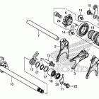 CB500F Вилка переключения передач