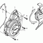 CB500XA Крышка генератора