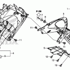 CB500XA Заднее крыло