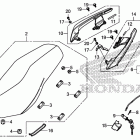CB500XA Seat@rear grip