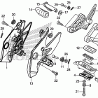CB500XA Подножки